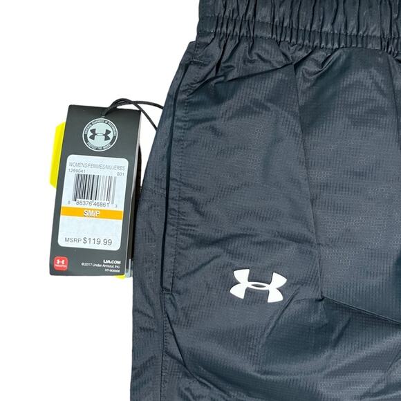 Under Armour Storm Water Resistant Pants Women's Size Small Black New Hydrofuge - Picture 4 of 8